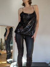 Load image into Gallery viewer, Sequin Black Tank
